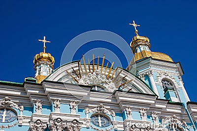 St Nicholas Naval Cathedral fragment 2 Stock Photo