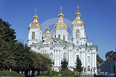 St. Nicholas Naval Cathedral Editorial Stock Photo