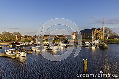 St. Nicolaas of Grote Kerk church, Steenwijk - Vollenhove near Zwolle, The Netherlands Stock Photo