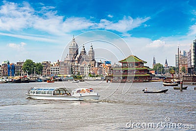 St. Nicolas Church in Amsterdam Editorial Stock Photo