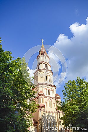 St Nicolas church, Orthodox, Vilnius, Lithuania Editorial Stock Photo