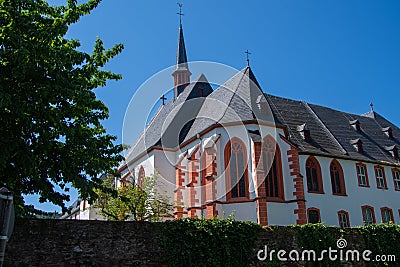 The St. Nikolaus Hospital is a retirement home in Bernkastel-Kues Stock Photo