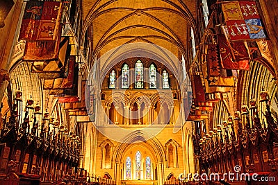 St. Patrick Cathedral, Dublin, Ireland Editorial Stock Photo