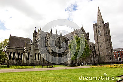 St Patrick Cathedral - Dublin, Ireland Editorial Stock Photo