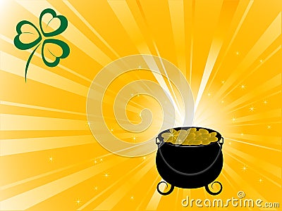 St.Patrick's background Vector Illustration