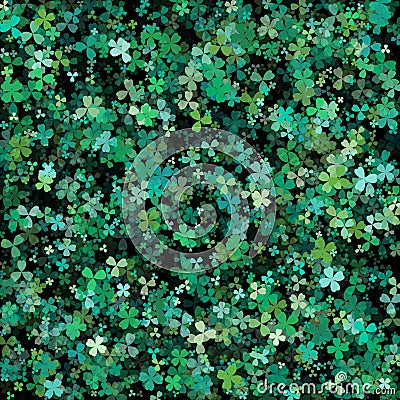 st. patrick`s day abstract green background Vector Illustration