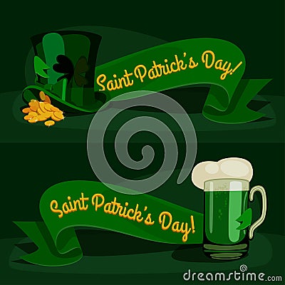 St. Patrick's day background. Vector Illustration