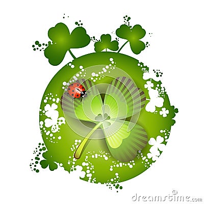 St. Patrick's Day card Vector Illustration