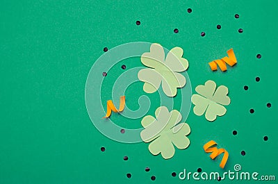 St. Patrick`s Day Concept, Celebration Greeting Card Stock Photo