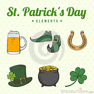 St Patrick`s day Vector Illustration