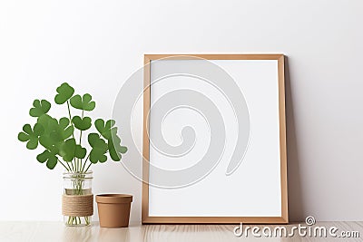 St. Patrick's Day decorations mocked up by Generative AI Stock Photo