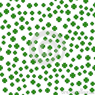 Saint Patrick`s day seamless background - Vector Vector Illustration