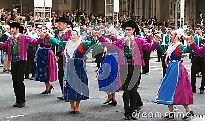 St. Patrick's Day Parade Editorial Stock Photo