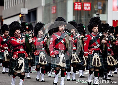 St. Patrick's Day Parade New York 2013 Editorial Stock Photo