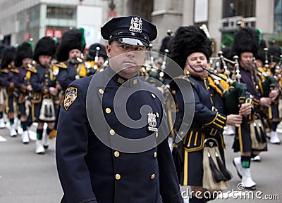 St. Patrick's Day Parade New York 2013 Editorial Stock Photo