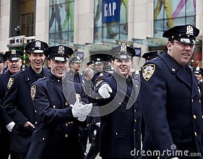 St. Patrick's Day Parade New York 2013 Editorial Stock Photo