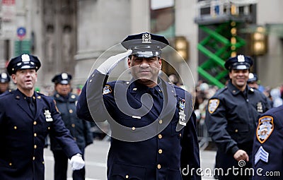 St. Patrick's Day Parade New York 2013 Editorial Stock Photo