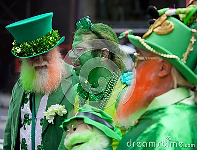 St. Patrick's Day Parade New York 2013 Editorial Stock Photo