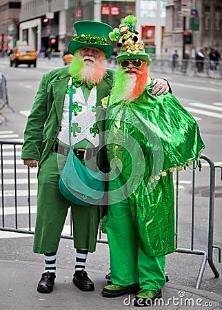 St. Patrick's Day Parade New York 2013 Editorial Stock Photo