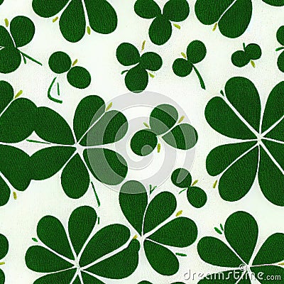 St. Patrick's Day Patches Pattern for Scrapbooking and Invitations. Stock Photo