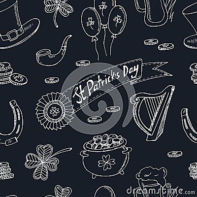 St. Patrick`s Day set. Vector illustration Vector Illustration