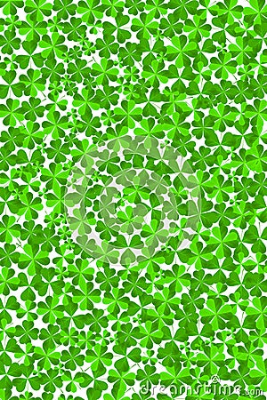 St. Patrick`s Day - shamrock, clover texture Stock Photo