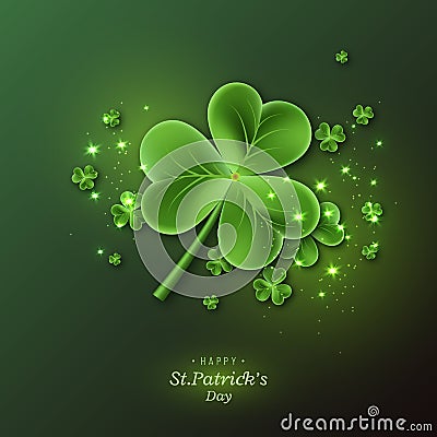 St. Patrick& x27;s Day background. Vector Illustration