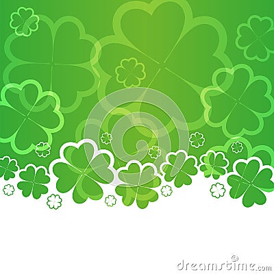 St Patricks Day Background Vector Illustration