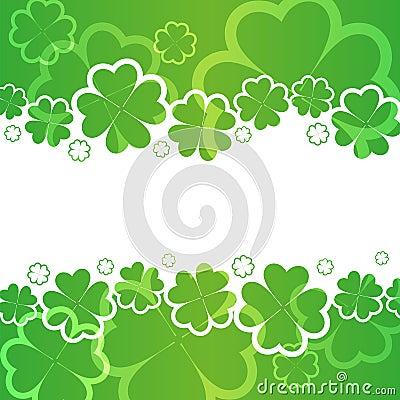 St Patricks Day Background Vector Illustration