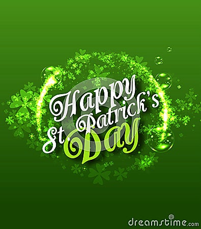 St Patricks day background Vector Illustration