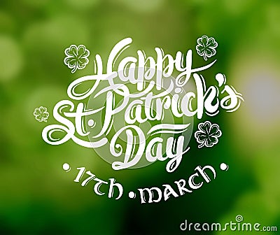 St patricks day greeting vector Vector Illustration