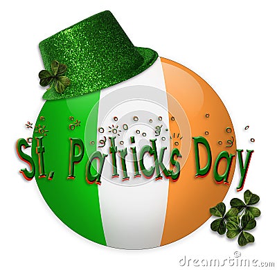 St Patricks Day icon Stock Photo