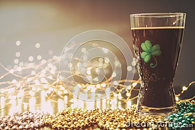 St Patricks Day Irish Stout Beer Stock Photo