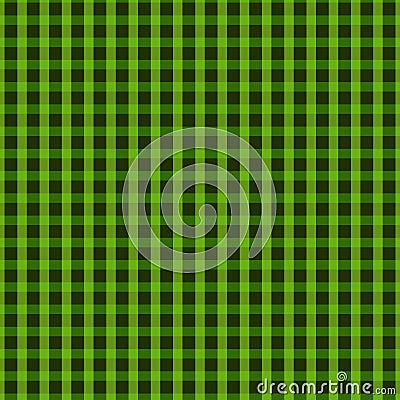 St. Patricks day tartan plaid. Scottish pattern in green cage. Scottish cage. Vector seamless pattern Vector Illustration