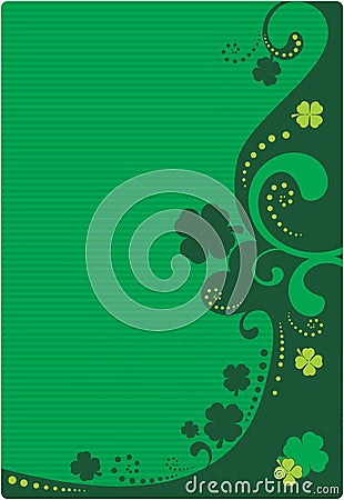 St. Patricks frame Vector Illustration