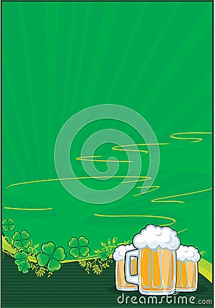 St. Patricks frame Vector Illustration