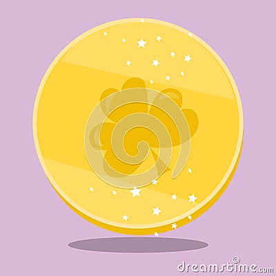 st patrik coin 06 Vector Illustration