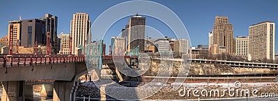 St. Paul is the Capitol of, and Major City in, the State of Minn Stock Photo