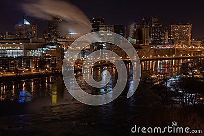 St. Paul is the Capitol of, and Major City in, the State of Minn Stock Photo