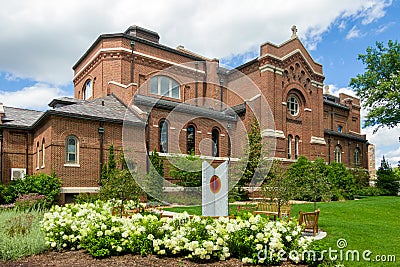 Chapel of St. Thomas Aquinas on the Campus of the University of St. Thomas Editorial Stock Photo
