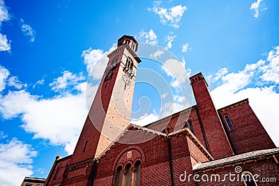 St. Paul Parish church on Mt Auburn in Cambridge Stock Photo