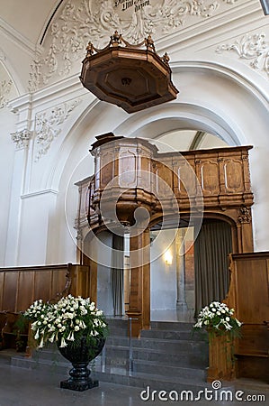 St Peter church Zurich Stock Photo