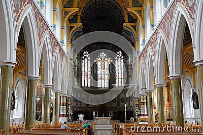 St. Peter Roman Catholic Cathedral, Belfast, Northern Ireland Editorial Stock Photo
