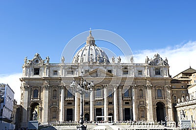 St. Peter's Basilica Editorial Stock Photo