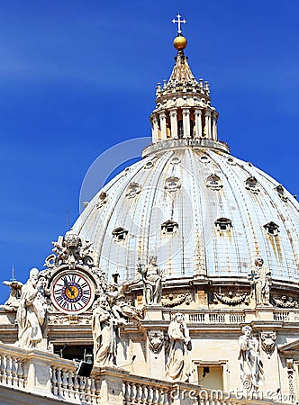 St. Peter's square in Vatican City Editorial Stock Photo