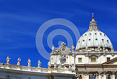 St. Peter's square in Vatican City Editorial Stock Photo
