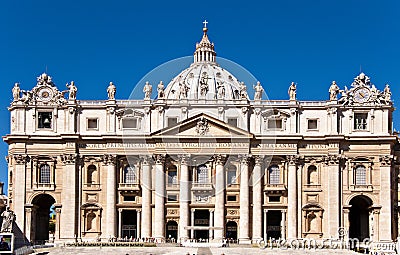 St. Peters Basilica Editorial Stock Photo