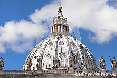 St. Peters Basilica Editorial Stock Photo