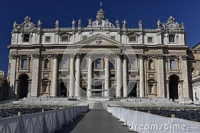 St. Peters Basilica, Vatican Editorial Stock Photo