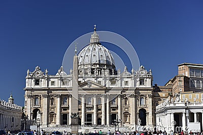 St. Peters Basilica, Vatican City Editorial Stock Photo